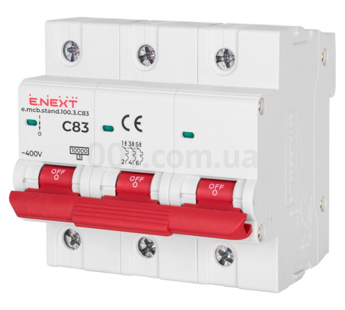 Модульный автоматический выключатель e.mcb.stand.100.3.C83 3р 83А C 10кА, E.NEXT 256_230.jpg