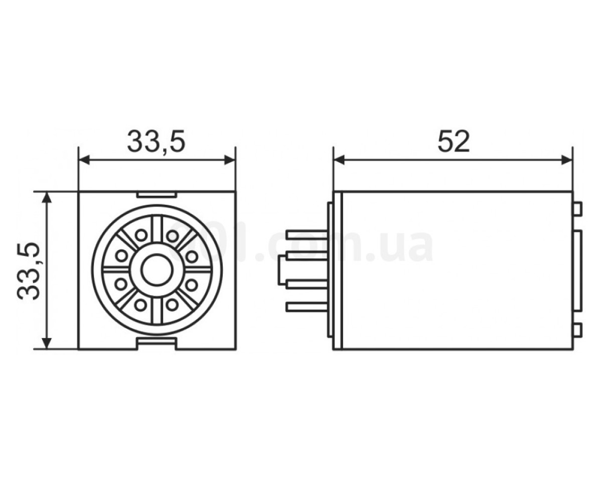 Реле промежуточное MK2P (10А 220В AC), АСКО-УКРЕМ 98_78.jpg - фото 2