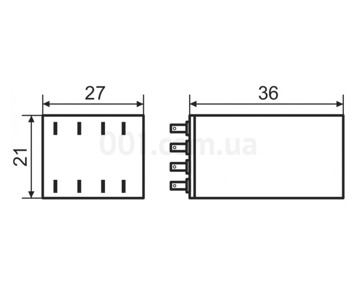 Реле промежуточное MY2 (5А 110В AC), АСКО-УКРЕМ 98_78.jpg - фото 2