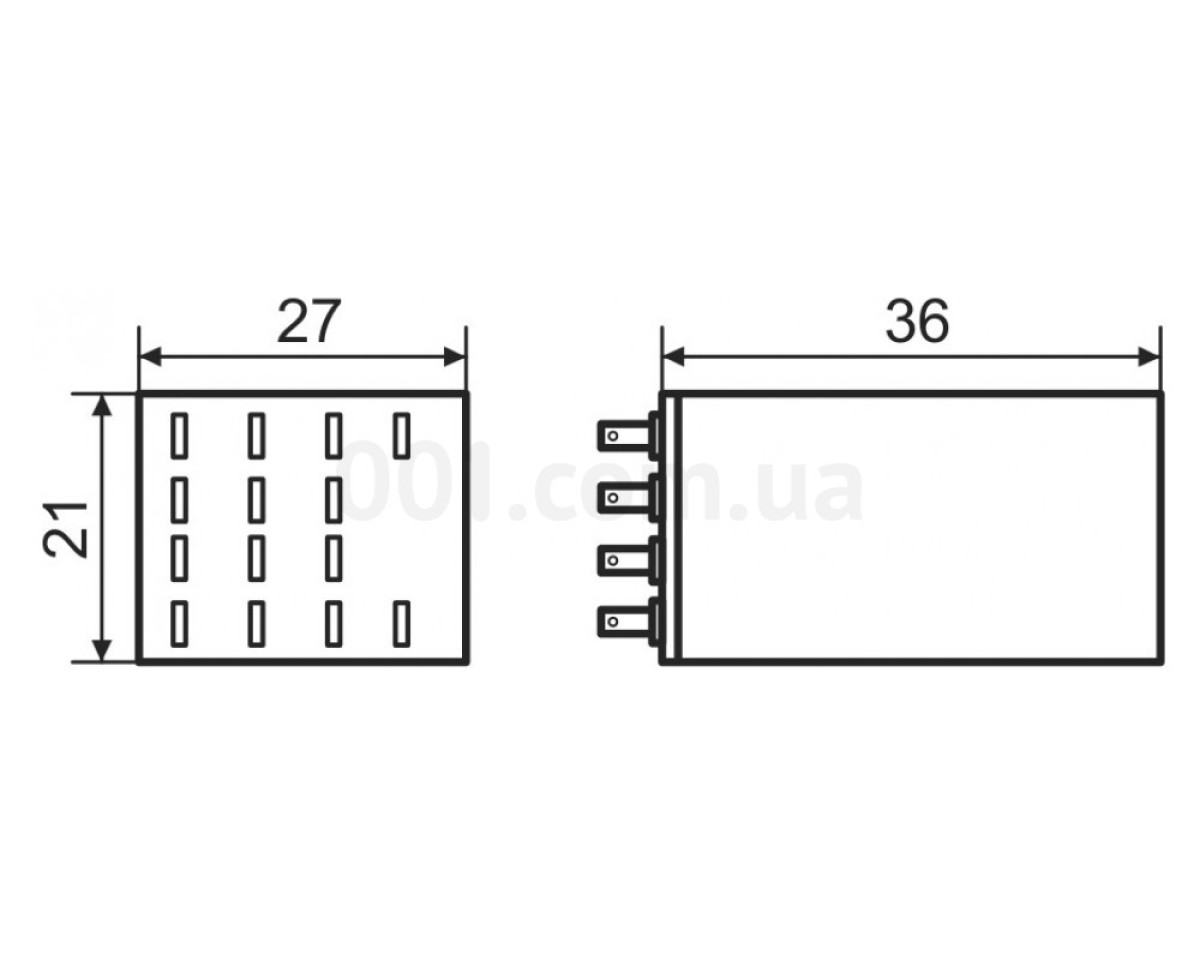 Реле промежуточное MY4 (3А 12В DC), АСКО-УКРЕМ 98_78.jpg - фото 3