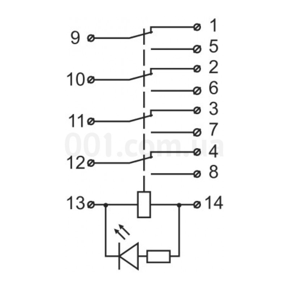 Реле промежуточное LY4 (10А 24В АС), АСКО-УКРЕМ 98_98.jpg - фото 3