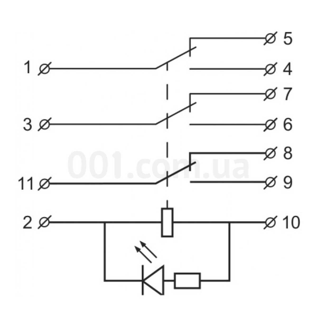 Реле промежуточное MK3P (10А 220В AC), АСКО-УКРЕМ 98_102.jpg - фото 4