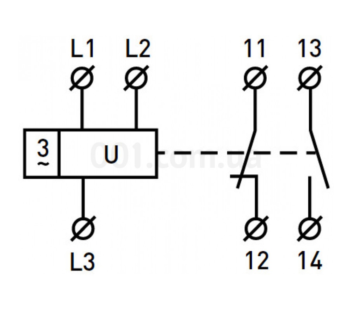 Реле контроля напряжения трехфазное на DIN-рейку цифровое e.control.v06, E.NEXT 98_86.jpg - фото 5