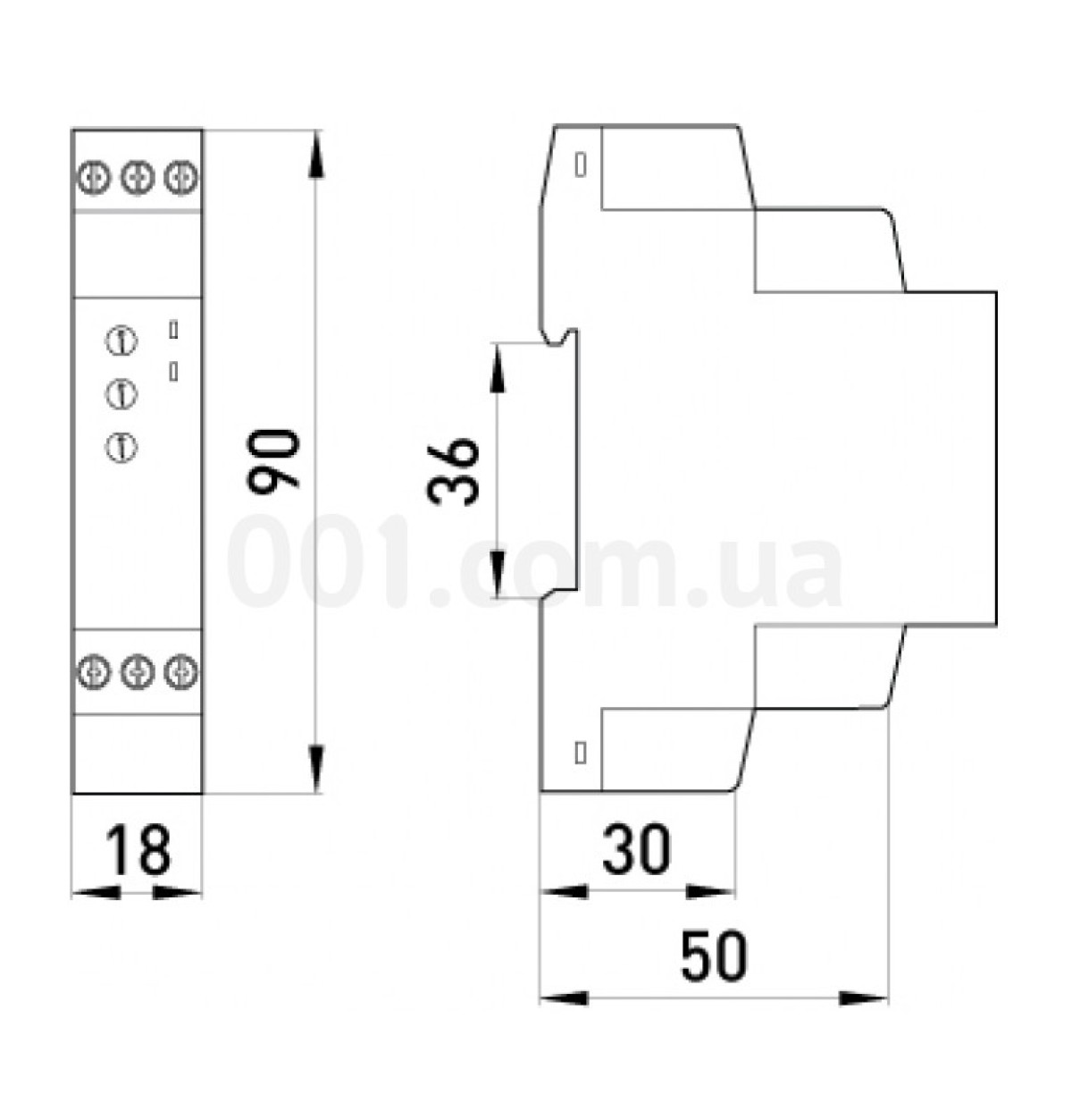 Реле часу (затримка розмикання) e.control.t07, E.NEXT 98_102.jpg - фото 4